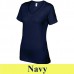 Anvil 392 női pehelysúlyú 110 g-os V nyakú női póló AN392 navy